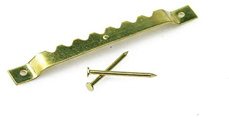 SCREWD Sawtooth Hanger Kit for Hanging Pictures, Photos and Framed Posters - Pack of 25