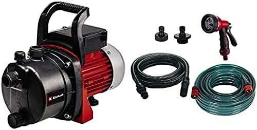 Einhell Gartenpumpe GC-GP 6538 (650 W, 3,6 bar Druck, 3.800 l/h Förderleistung, Wassereinfüllschraube, Wasserablassschraube, Tragegriff, inkl. 5-tlg. Zubehör-Set)