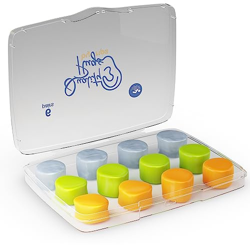Quality Soft Silicone Ear Plugs 6 Pair - Small Moldable Ear Plugs for Swimming Pool Surfing Bathing Water Diving Sleeping Concert- Wax Earplugs for Swimming Kids Toddler Children Women Adult