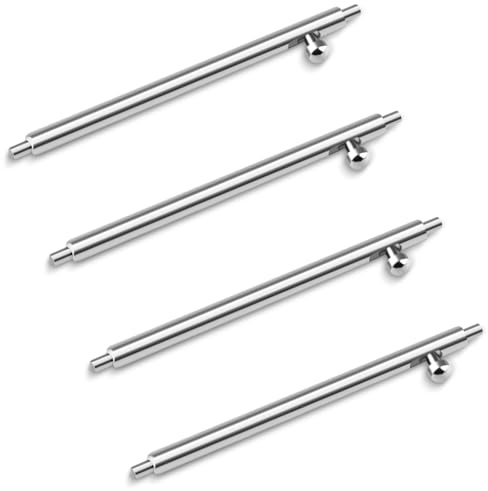 Vancle 4Stück Quick Release 20mm 22mm Premium Edelstahl Federstege 20mm 22mm Federstifte,Uhrmacherwerkzeug für Uhren Armbänder
