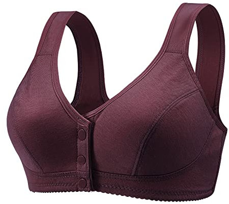 WILLBEST unterwäsche Over The top Schottenmuster Klettverschluss Corset top Damen Racerback BH verlängerung 3 Haken schmal Schatzhals Sport BH große brüste XXXL Bustier Push up