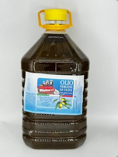 OLIO VERGINE D'OLIVA 5L 100% ESTRATTO E PRODOTTO NELLE CAMPAGNE PUGLIESI