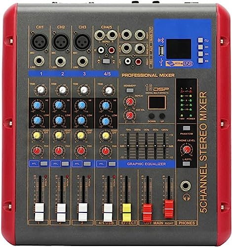 Bureaux de mixage de Studio, mélangeur de Son à Effet Professionnel à 4 canaux, mélangeur de Puissance Audio DJ, contrôleur d'interface USB