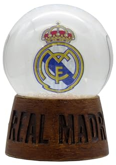 Bola de Nieve Real Madrid Pequeña 6,5x4,5 cm