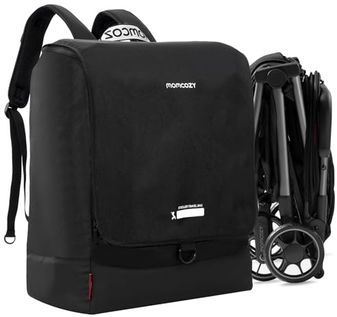Momcozy Stroller Travel Bag for Airplane | Suit ClickGo Stroller | Compatible with Strollers Folded Dimensions of 22.1 X 17.3 X 9.8 Inch | Fit Most Major Brand | Hand-held ＆ Back-carrying