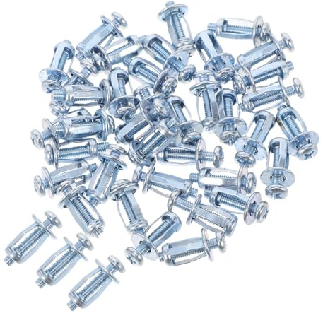 BUGUUYO Set 40 Ancoraggi per Pareti Cave M4x20, Viti di Espansione in Acciaio al Carbonio Zincato, Fissaggio Sicuro per Alluminio, Plastica e Lamiera, Utilizzo Rapido per Riparazioni Domestiche