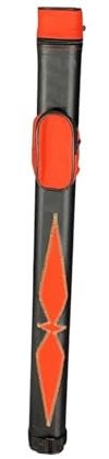 Sac de rangement for queue de billard professionnel, 2/4 trous, mallette de transport, sangle réglable, support de protection, pochette de rangement for queue de billard pour le Divertissement(Red)