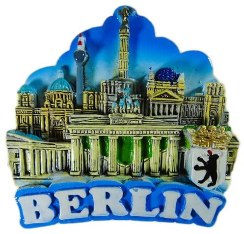 Magnet Souvenir Brandenburger Tor Berlin 7 x 7 cm Kühlschrankmagnet Deko GCG 531550