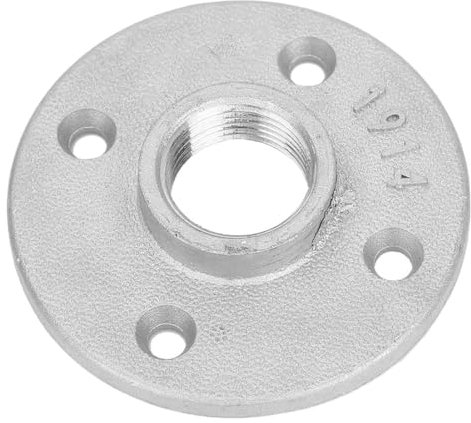 MAYANGYANG Flange Flange 10 Pezzi DN20 4 Fori Flangia Base Strumento Hardware 3/4'' Flangia in ghisa con Filettatura a Vite Flangia Filettata