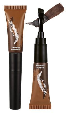 Tinte para Cejas Mujeres, Coloración Duradera para Cejas, Tinte Semipermamente Impermeable para Maquillaje Diario y Belleza Natural