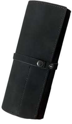 VIVIWI Sofisticata custodia per orologi da viaggio, con rotolo di tela cerata