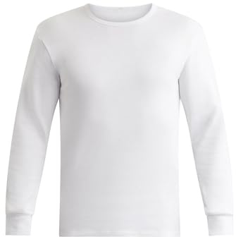 DIM Homme - T-Shirt Thermique | Manches Longues | Coton Doux et Respirant | sous-Vêtement Chaud | Confort Hiver Quotidien