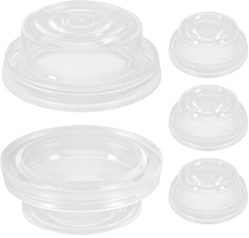 Parliky 4 Pezzi Coppette in Silicone per Tiralatte Elettrico e Manuale, Resistente e Non Deformabile, Accessori per Allattamento per Uso in Centri di Confinamento e Famiglie