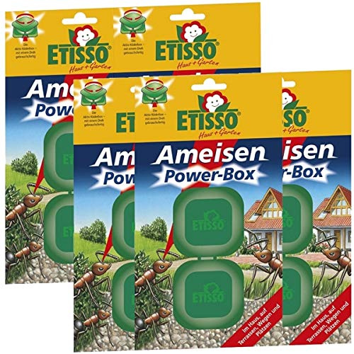 Etisso Ameisen Power-Box Sparset 5 x 2 Köderboxen Ameisenköder + gratis 20g Kressesamen Sprint