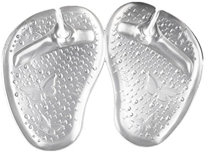 Artibetter Zehenschutz Sandalen Flip Gel Kissen Pad Zehenschutz für Zehensandalen Flip Flop Gel Einsätze Wachen Einlegesohlen (transparent)