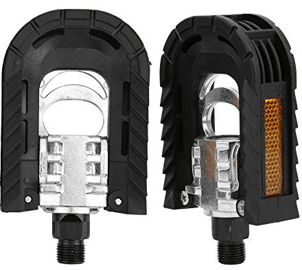 Weikeya Klapppedale Fahrrad , Stra?e Fahrrad Pedale Aluminium Legierung Anti Schleudern und Stabil Eben Pedale