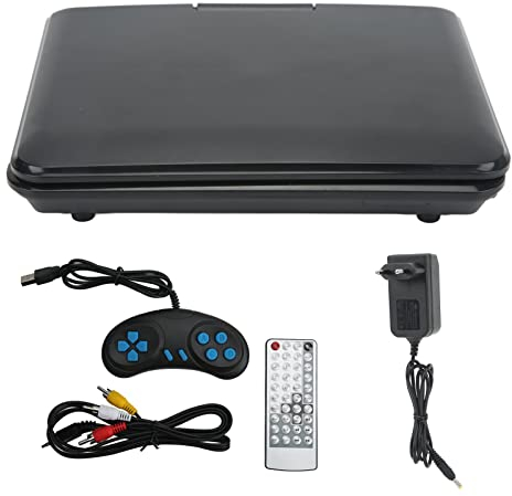 KIMISS Auto-Kopfstützen-Videoplayer, tragbarer 1080P-DVD-Player, 7-Zoll-HD-Drehbildschirm, unterstützt USB-Speicherkarte, Auto-MP5-Videoplayer,