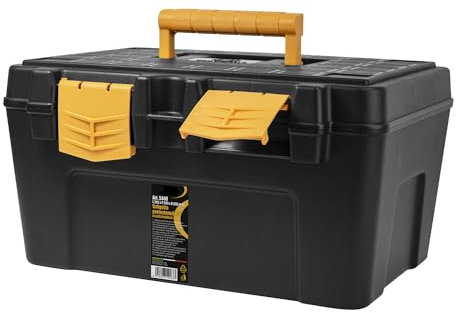 Art Plast Cassetta portautensili funzionale con coperchio con cerniere per riporre i tuoi utensili utensili, 385 x 285 x 205 mm