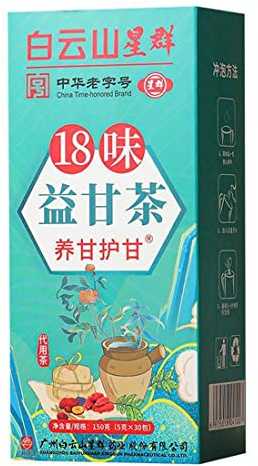 18 Flavors of Liver Protection Tea, 18 Flavors Liver Care Tea, Everyday Nourishing Liver Tea Chinese Nourish Liver and Protect Liver Tea, Nourishing Liver Tea, Liver Clearing Tea, 30Bags/1Box (1PC)