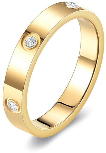 Tidefire Unisex Stainless Steel Love Friendship Ring Titanium Steel Ring