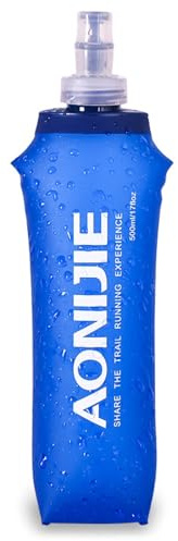 TRIWONDER Vikbar mjuk flaska löpning mjuk vattenflaska vätskepåse vattenflaska för sport utomhusbruk (500 ml - 1 st)