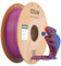 eSUN Matte Dual Colour Filament, Matte PLA Filament 1.75mm, glanzfreie Farbe, gefrostete Textur, 1KG Spule (2.2 LBS) 3D Druck Filament für 3D Drucker, Rot Blau