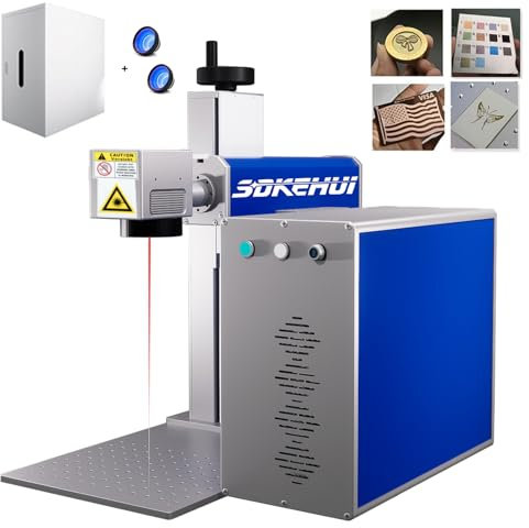 30W JPT MOPA M7 Fiber Laser Marking Machine Lasergravur Maschine Gravur Laser Graviermaschine Cutter Beschriftungslaser 150 * 150 mm & 200 * 200 mm F-Theta Scan Lens Compatible LightBurn