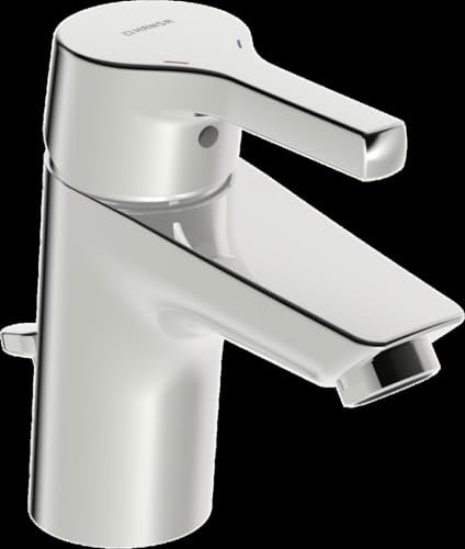 HANSA HANSAPALENO Waschtischarmatur, Ausladung 103 mm, mit Zugstange, chrom, 56352203