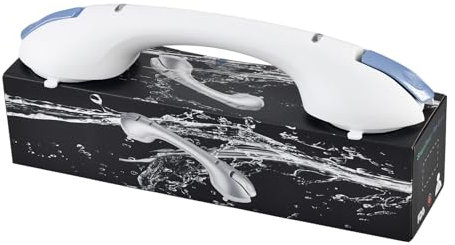 Daren Medical Suction Grab Bars for Bathtubs and Showers, Heavy Duty Shower Handle Removable Shower Handrails for Kids and Elderly, Bathroom Safety Grip Waterproof(White)