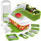 TAVIALO Gourmet Mandoline de cuisine, coupe-légumes en cubes, bâtonnets, tranches, lamelles et quartiers, y compris mandoline râpe à concombre, râpe pour légumes, rabot de cuisine
