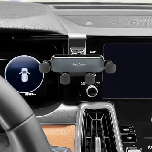FUEISOF Support de téléphone portable pour Kia Sorento 2020-2023 - Support sur mesure pour smartphone - Noir