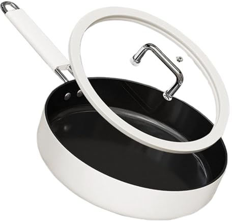 Premium Ceramic Skillet | Scratch‑resistant Titanium Pan | Multi‑purpose Frying Pan | Non-Stick Cookware For Induction, Electric, Oven Use With Heat-Resistant Handle, Ideal For Home And Restaurant Coo