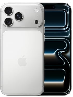 Apple iPhone 17 Pro Max 256 Go : Écran 6,9 Pouces, Puce A19 Pro, Autonomie Record sur iPhone, Système caméra Pro Fusion, Caméra Avant Center Stage ; Argent