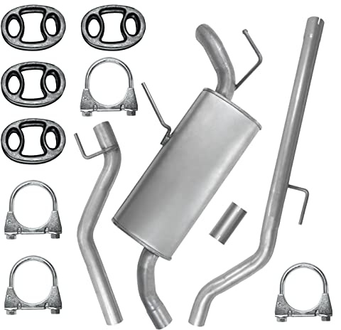 POLMOstrow Auspuff Abgasrohr und Endtopf für Opel Vectra 3 III C 1.9 CDTI Kombi Caravan 2004-06.2009