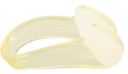 Zerodeko Clip Nasali per Nuoto 6 Pezzi per e Adulti Tappi Nasali Antiscivolo in Silicone Giallo Protezione Contro Acqua e Odori per Uso Prolungato in Piscina