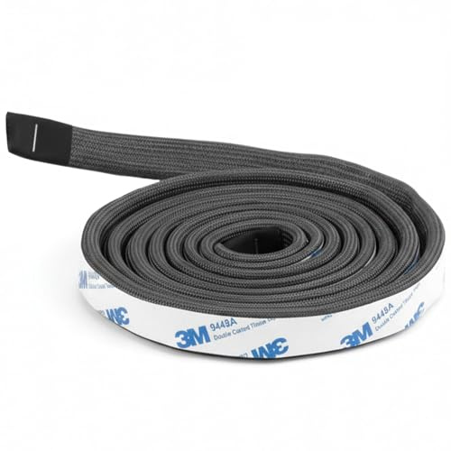 BBQ-Toro Kamado tätningstejp för Ø 32 cm Kamado | 2 meter x 20 mm | glasfibertrådgaller-tätningsset, trådnätstätningsset, hög temperatur glasfibertätning Kamado grill, reservtätning