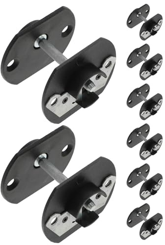 Levemolo 8 Set di Perni di Collegamento per Divani Componibili - Elementi di Fissaggio per Connettori per Divani Componibili - Ferramenta per Giunti per Mobili in Stile Perno per Composizioni di