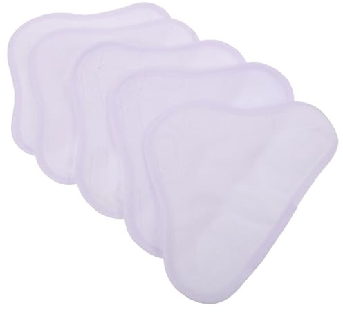 Healeved 5pcs Triangle Steam Mop Replacement Pads for H2o Steam Cleaner – Heavy-duty Reusable Microfiber Cleaning Cloths for Floor Cleaning Accessories