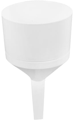 Kichvoe Embudo Buchner de Plástico 75 Mm para Filtración Química, Embudo de Laboratorio Duradero y Resistente, Adecuado para Experimentos Científicos y Uso Doméstico