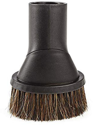 Nedis Dusting Brush with Natural Hair for Vacuum Cleaners, Adapts to 35 mm, 32 mm, 30 mm Diameter, Includes Adapter Rings