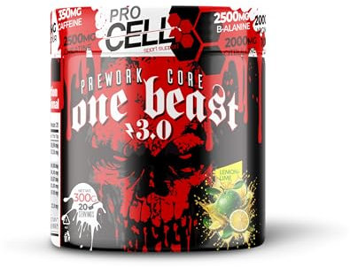 PreWorkCore | Pack x2 uds,. Pre Entreno con Creatina, Aminoácidos y Cafeína (600 gr) - Sabor Lima Limón, Sin Azúcar - Con Vitamina B6, C, Taurina, Guaraná - Pre Workout Gimnasio - Aumenta Fuerza
