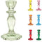 Talking Tables Verde Claro Candelero de Cristal Soporte de Vela cónico Decorativo Interiores o Exteriores, Elegantes cenas, cumpleaños, jardín, Bodas, Navidad, decoración del hogar, One Size