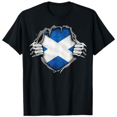 Schottland Patriotisch Schottische Flagge Souvenir T-Shirt