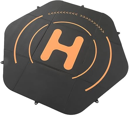 Alomejor Drohnen Landeplatz 110 cm Hex-Matte wasserdicht faltbar doppelseitig schnell klappbar f¨¹r RC Drohnen Quadcopter UAV Hubschrauber Helikopter
