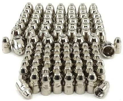 ZSjing 100 Stück Premium 40-100A P80 Plasmaschneid-Elektroden Düsen CNC-Schneider P80 Plasmabrenner Verbrauchsmaterial Spitzen