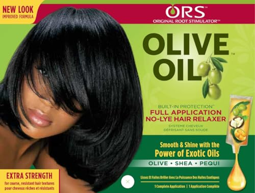 Olive Oil Hair Relaxer Extra Strength (1 Application)