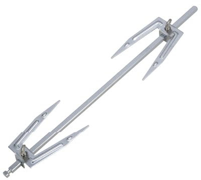 28 Cm/34 Cm Stange Edelstahl Rotationsbratensspießküche Küchengrill Truthahn Grillgabeln Für BBQ Outdoor