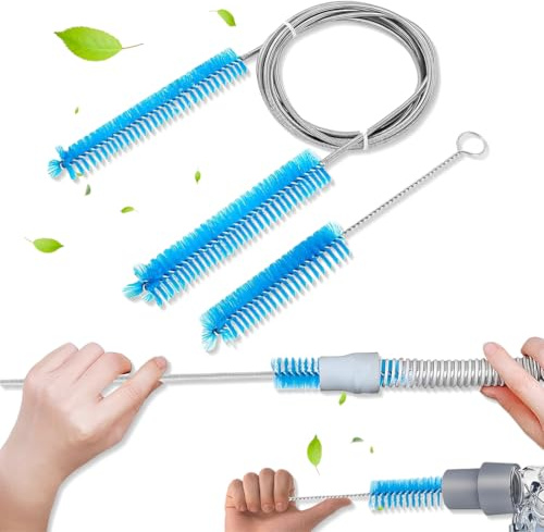 CPAP Schlauch und Maskenreinigungsbürste, geeignet für alle CPAP-Schlauchtypen, Bürstendurchmesser 15 mm und 19 mm, CPAP Zubehör zur Reinigung und Pflege