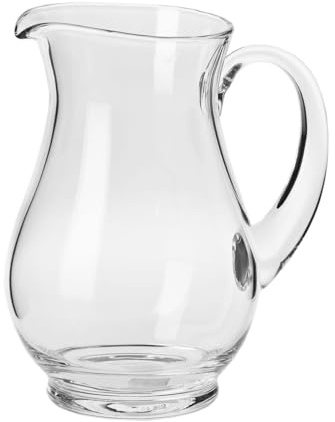 Brocca per acqua KROSNO Elite | 1500 ml | Moderna | Fatta a mano | Cristallo senza piombo | Resistente ai graffi | Perfetta per la casa e i ristoranti | Lavabile a mano