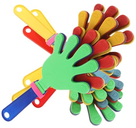 ABOOFAN 8piezas Aplaudidores De Mano De Plástico Ruidosos Para Animar Eventos Deportivos Fiestas Cumpleaños Juguetes Hacen Ruido Para Apoyo y Diversión